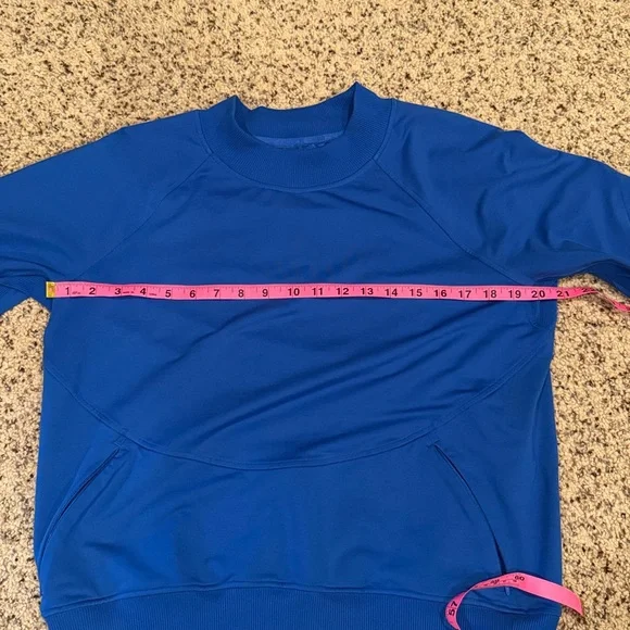 Lululemon City Sweat Crew Color: Wild Bluebell - Picture 5 of 8